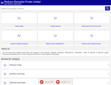 Tablet Screenshot of medicareremediesindia.com